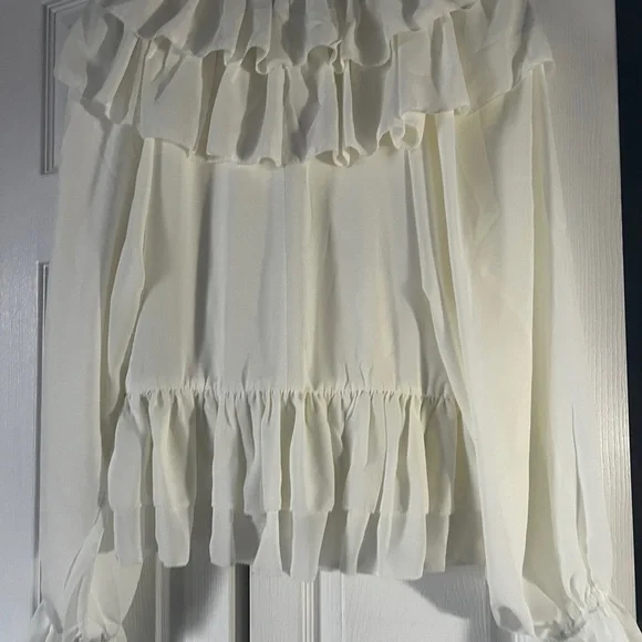 Torn by Ronny Kobo Soraya Ruffle Blouse - Picture 10 of 11